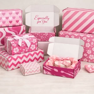 Pink Mailer Boxes