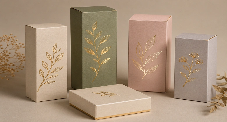 Foil Stamping Cosmetic Boxes