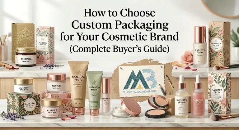 How to Choose Custom Packaging for Your Cosmetic Brand