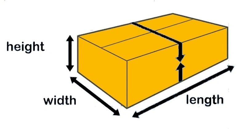 packaging size