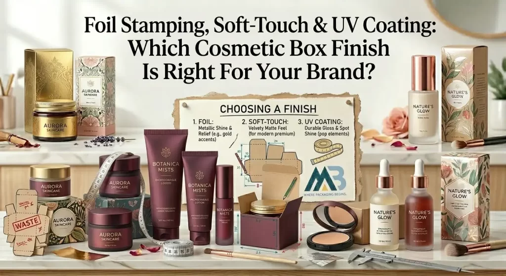 which cosmetic box finish is right for your brand