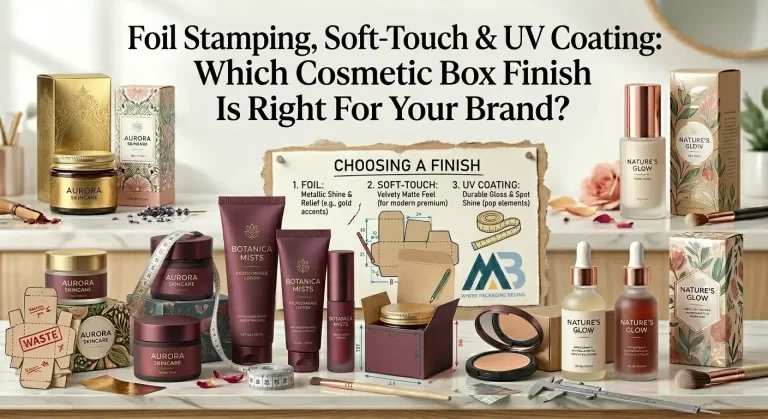which cosmetic box finish is right for your brand