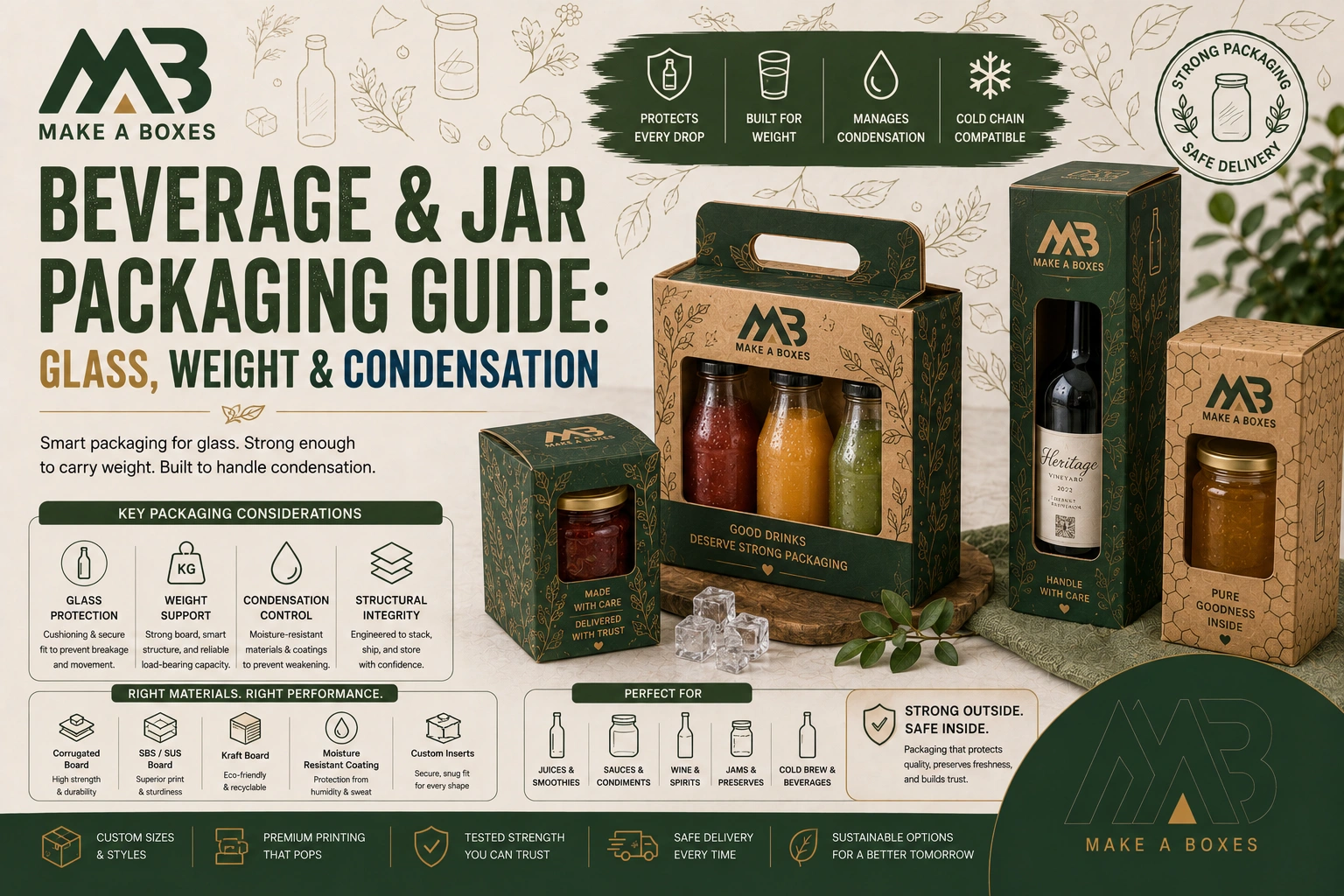 Beverage & Jar Packaging Guide Glass, Weight & Condensation