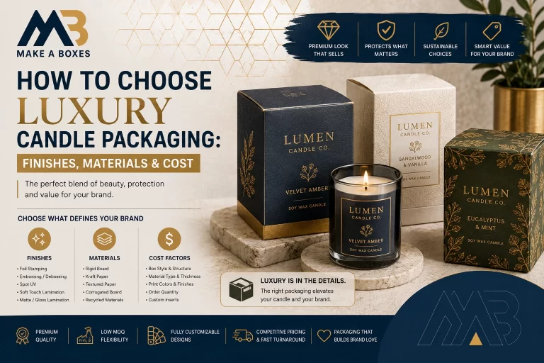 How to Choose Luxury Candle Packaging Finishes, Materials & Cost