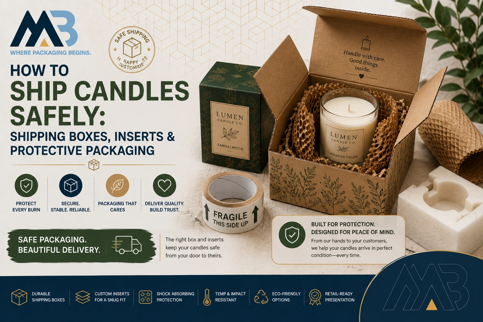 How to Ship Candles Safely Shipping Boxes, Inserts & Protective Packaging