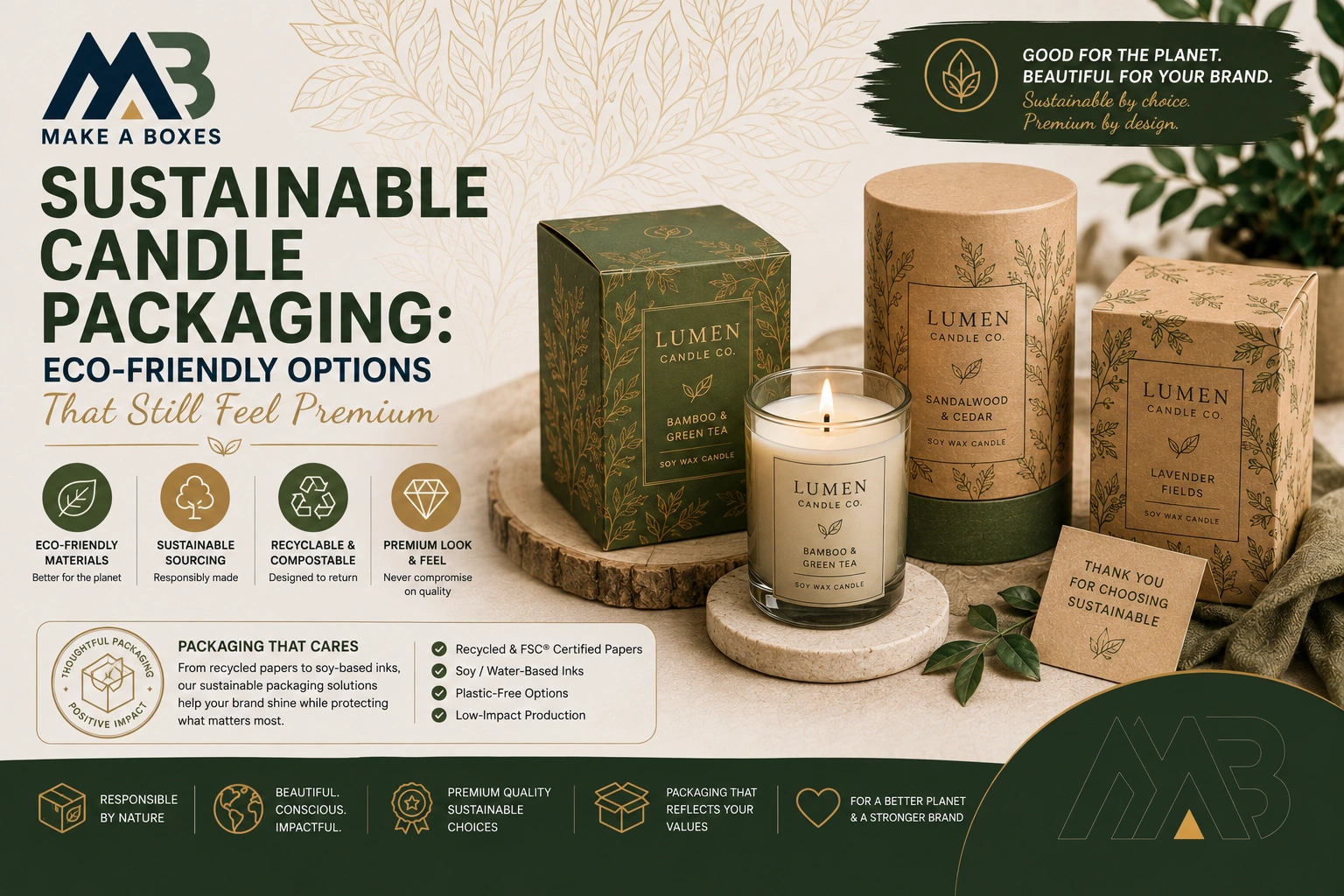Sustainable Candle Packaging Eco Friendly Options That Still Feel Premium