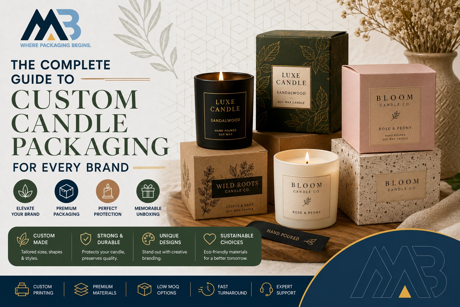 The Complete Guide to Custom Candle Packaging for Every Brand